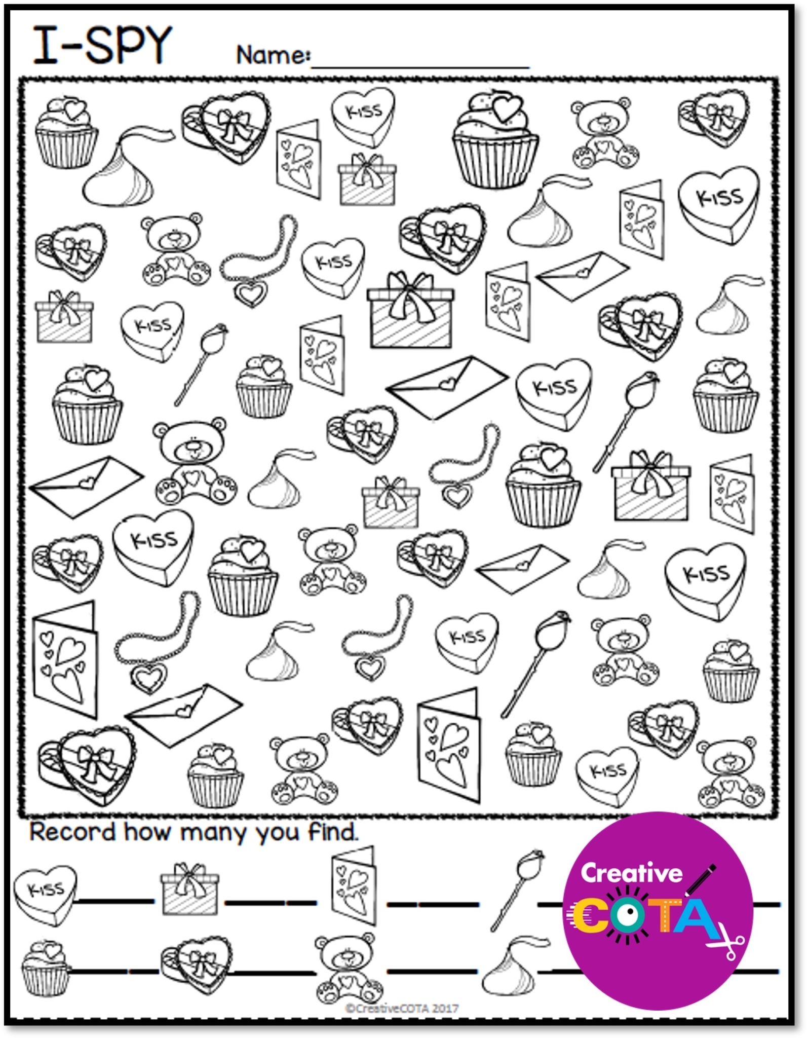 Valentines Worksheet Free Valentine Activities For Preschool Valentine PDF Packet Your Therapy Source