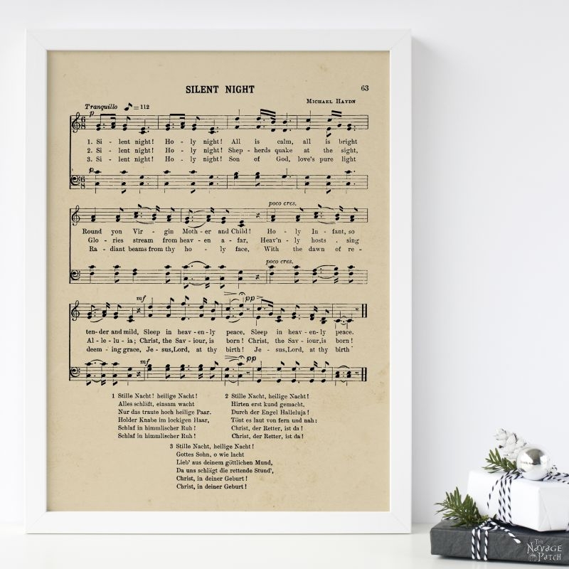 Printable Christmas Carols Sheet Music