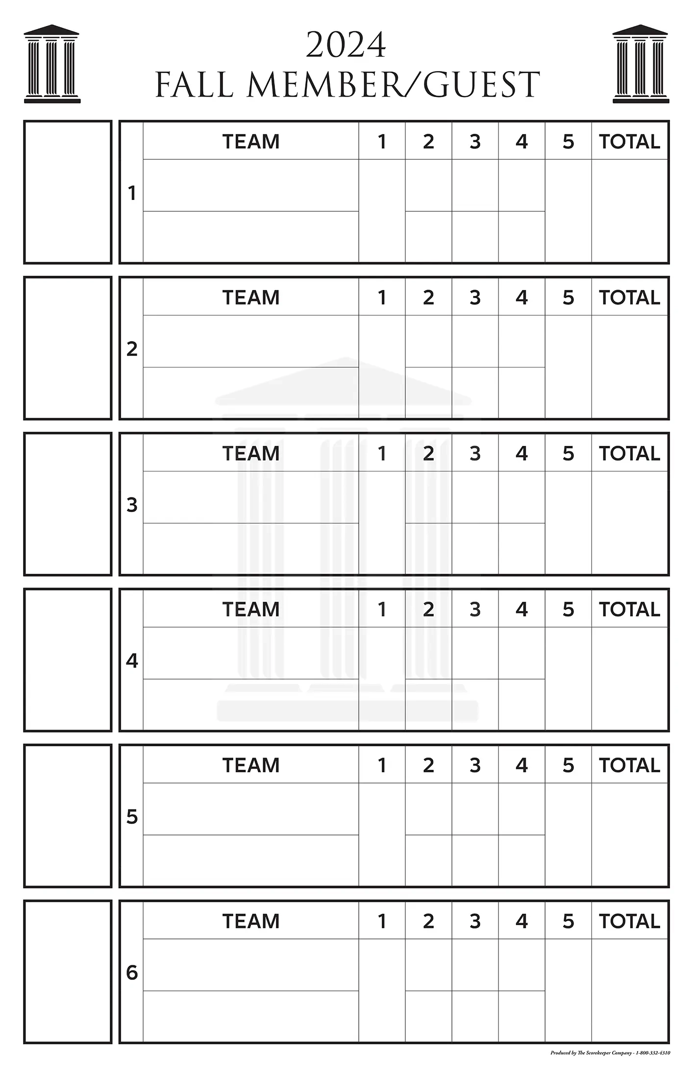 Printable Blank Fantasy Football Roster Sheet