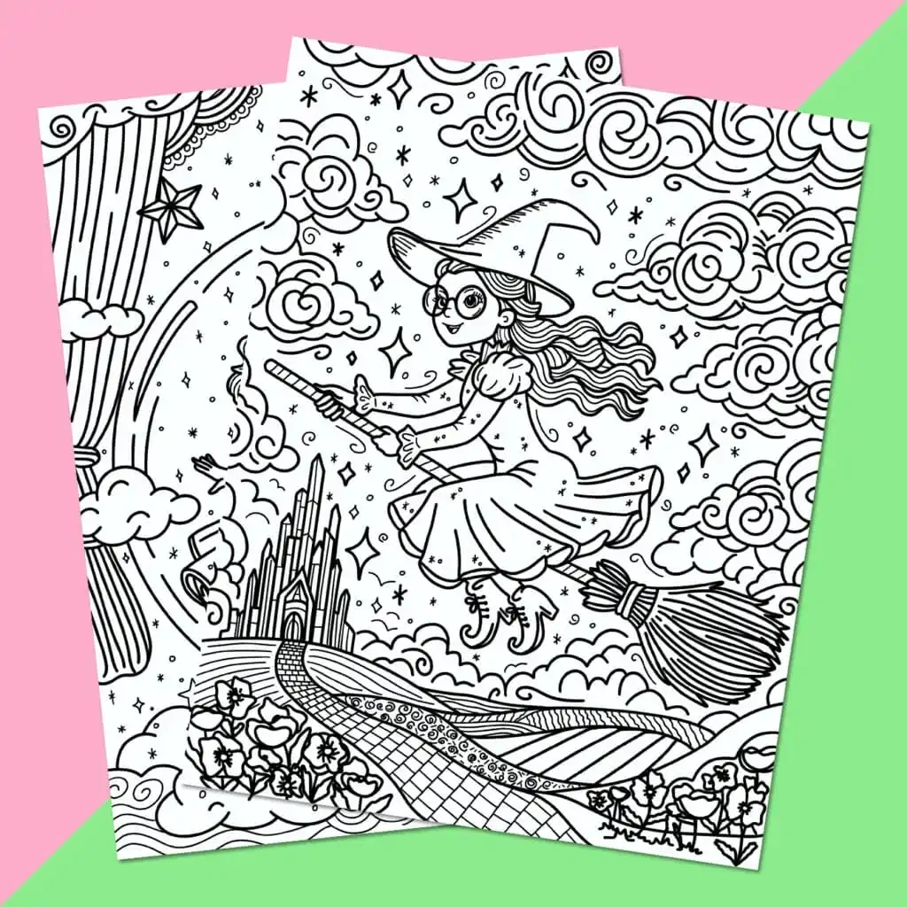 Wicked Coloring Pages To Print For Free Pineapple Paper Co 