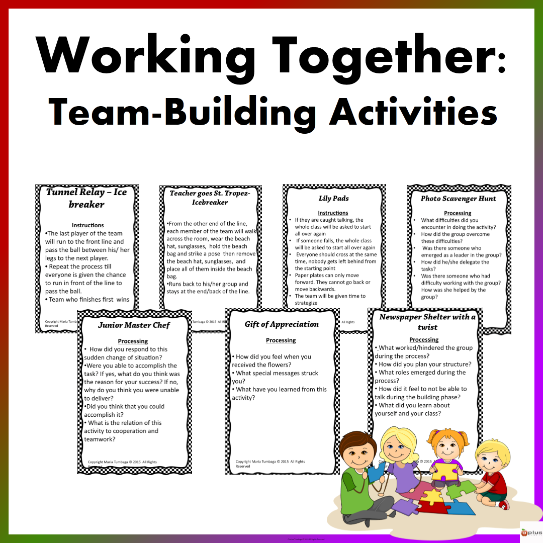 Free Printable Teamwork Worksheets