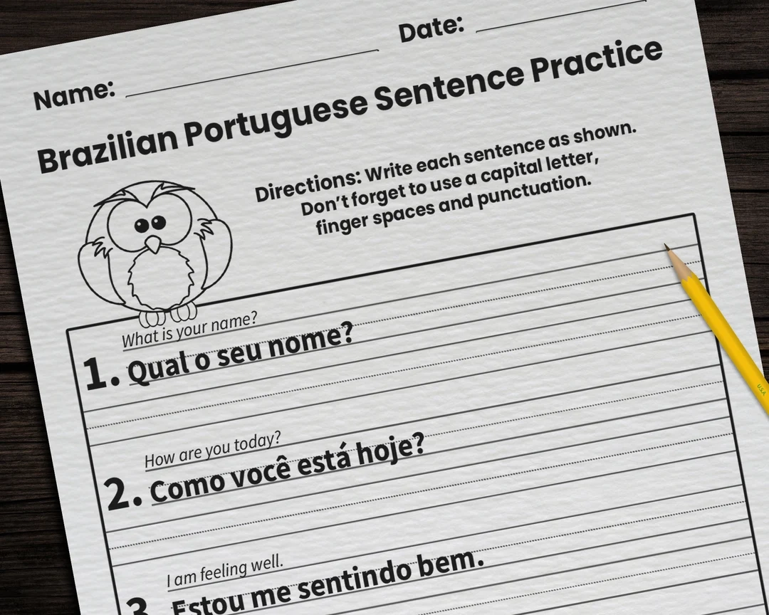 10 Brazilian Portuguese Sentence Practice Worksheets For Kids Printable Portuguese Writing Worksheets 1st 3rd Grade ELA Homeschool Pages Etsy 10 Brazilian Portuguese Sentence Practice Worksheets For Kids Printable Portuguese Writing Worksheets 1st 3rd Grade ELA Homeschool Pages Etsy