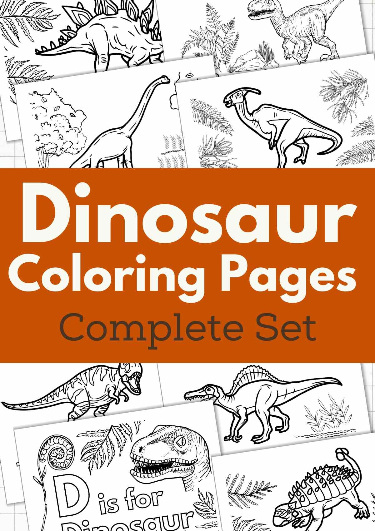 10 Dinosaur Coloring Pages Nature Inspired Learning
