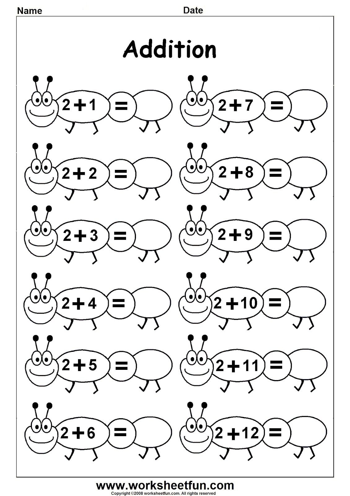 12 Pages Of Kindergarten And 1st Grade Math FREE Printables Your Worksheets Library