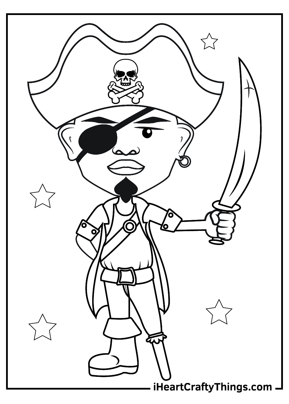 Free Printable Pirate Coloring Sheets
