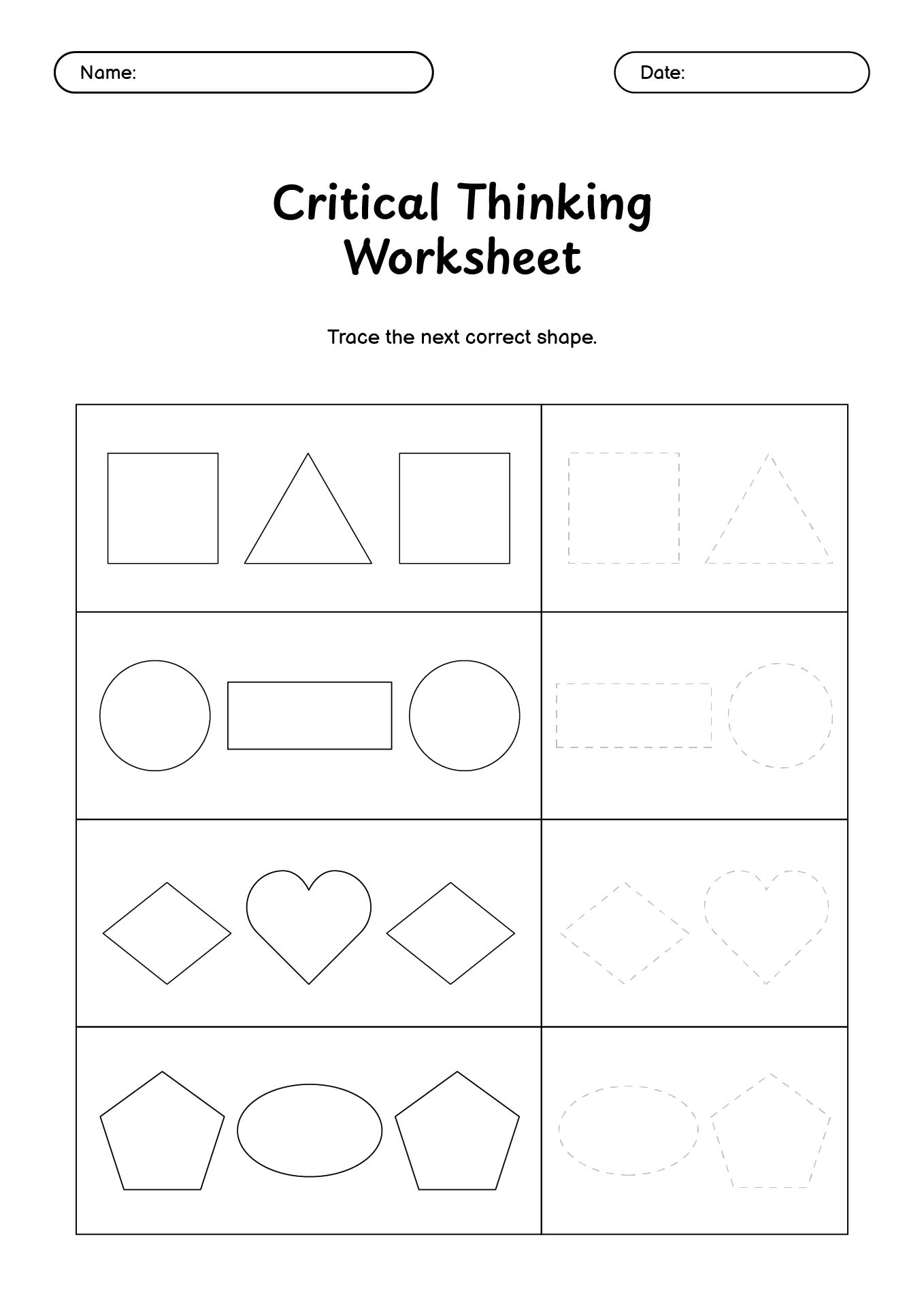 17 Preschool Critical Thinking Worksheets Free PDF At Worksheeto