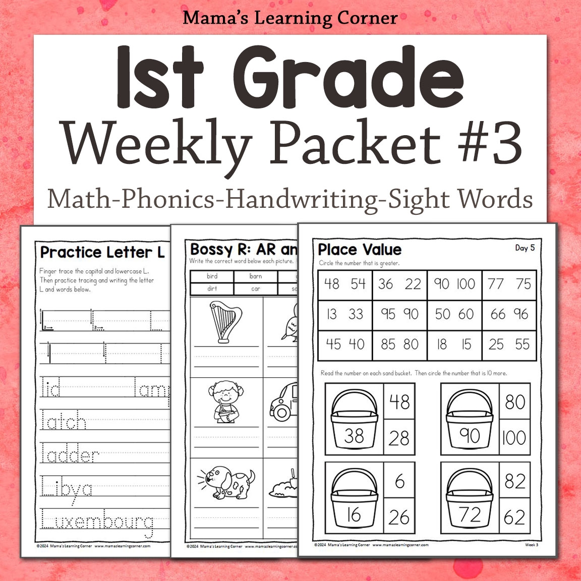 First Grade Free Printable Worksheets