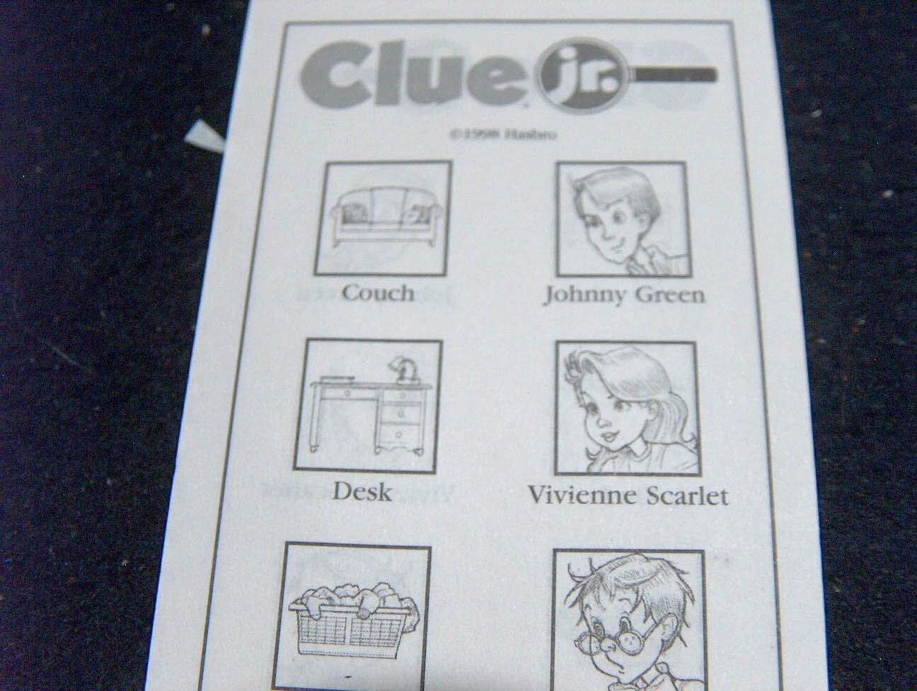 20 Detective Sheets ONLY 1999 CLUE Jr Game The Case Of The Missing Pet COUCH EBay