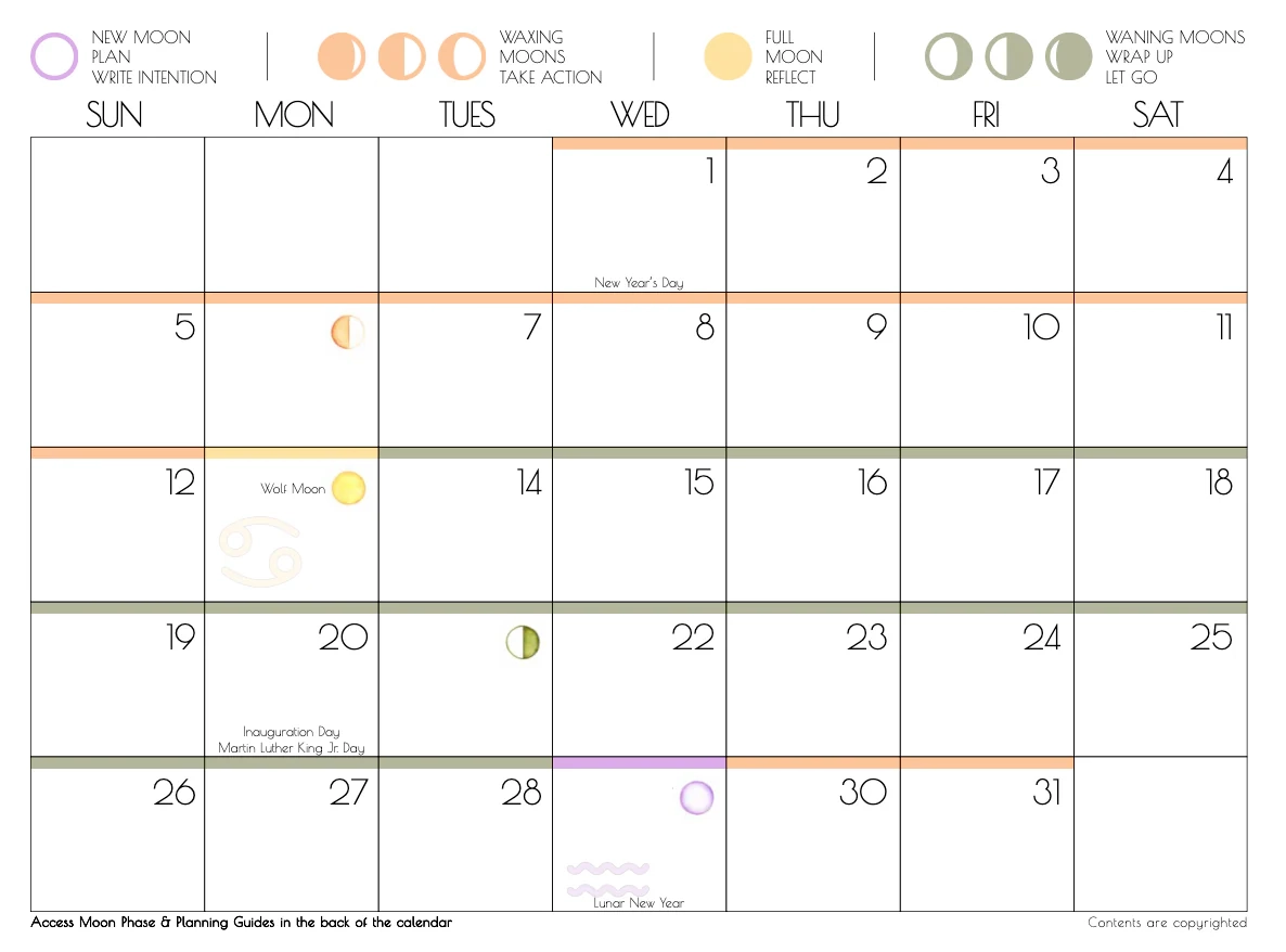 2025 Moon Calendar DIGITAL Download this Is Not A Physical Product Beth Suter Art 2025 Moon Calendar DIGITAL Download this Is Not A Physical Product Beth Suter Art