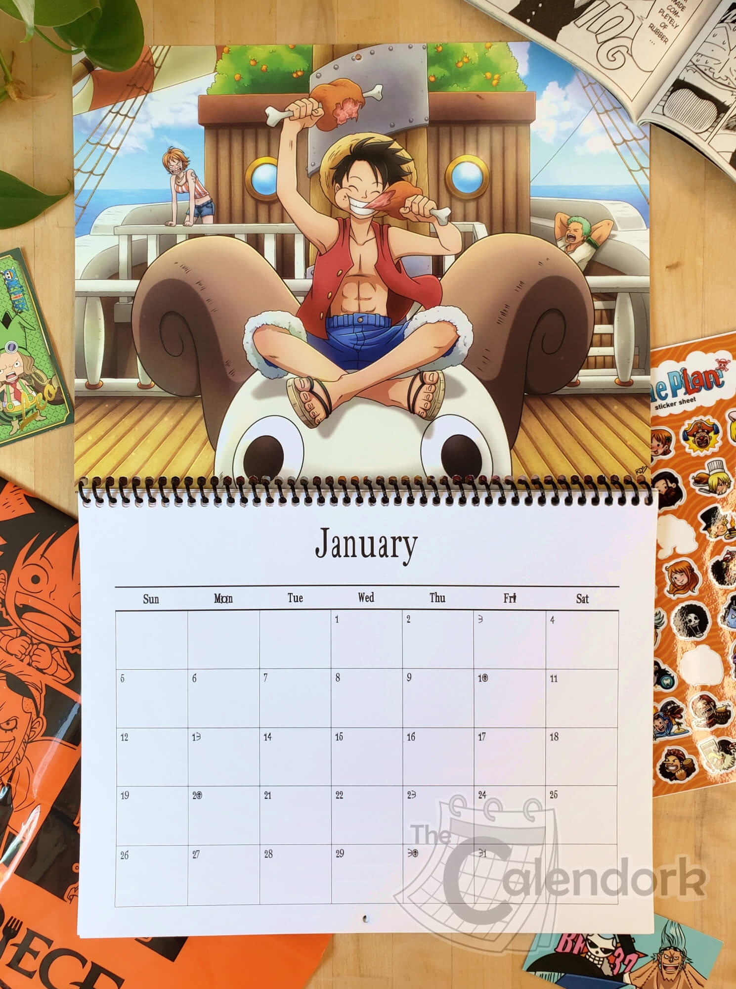 2026 One Piece Wall Calendar The Calendork