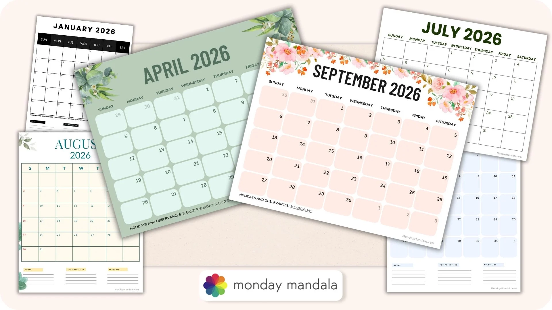 Free 2026 Calendar By Mail Printable