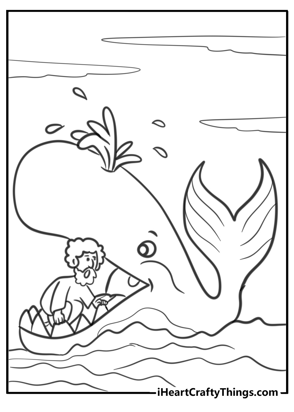 29 Jonah And The Whale Coloring Pages 100 Free To Print 