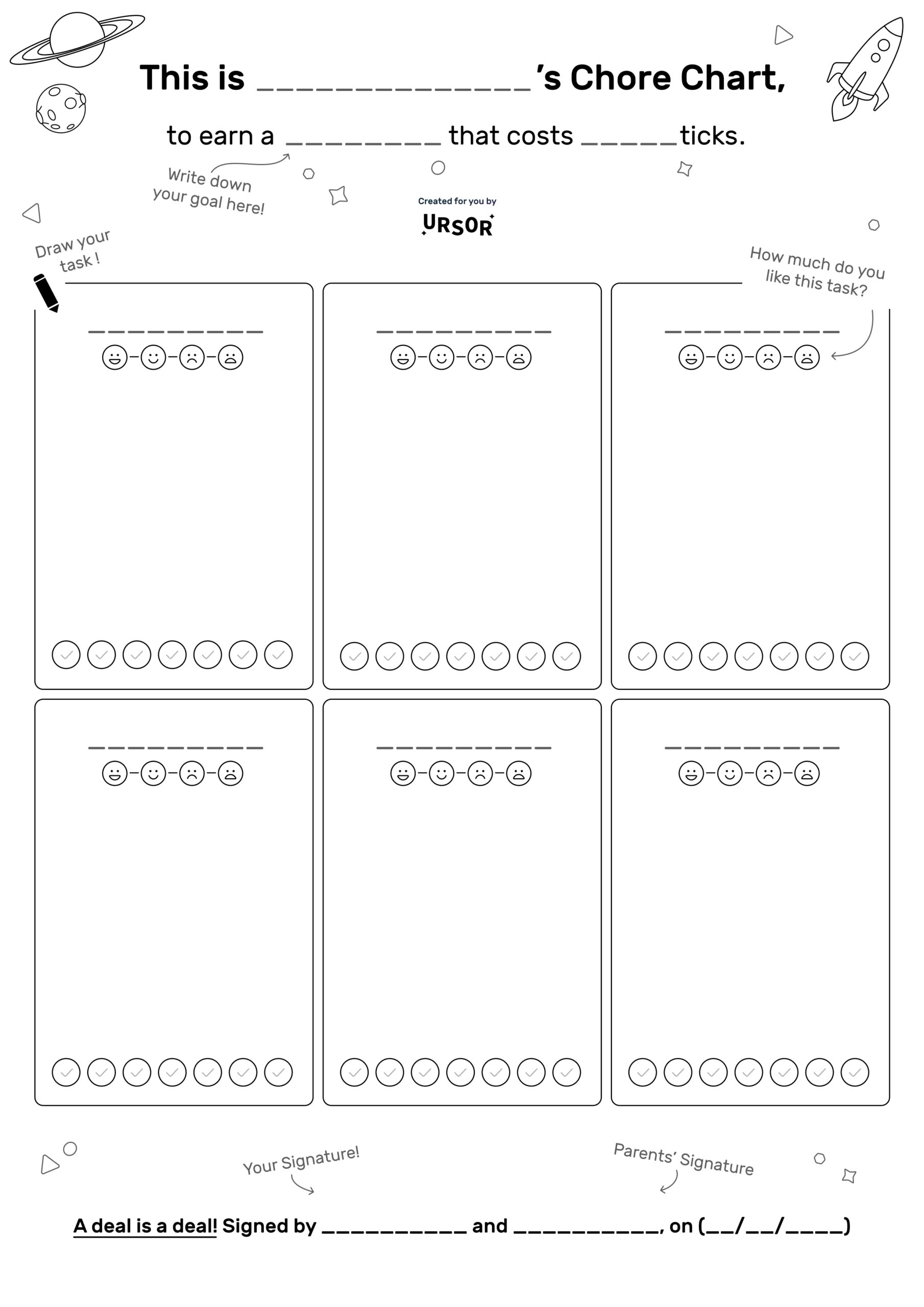 Free Printable Responsibility Worksheets Pdf