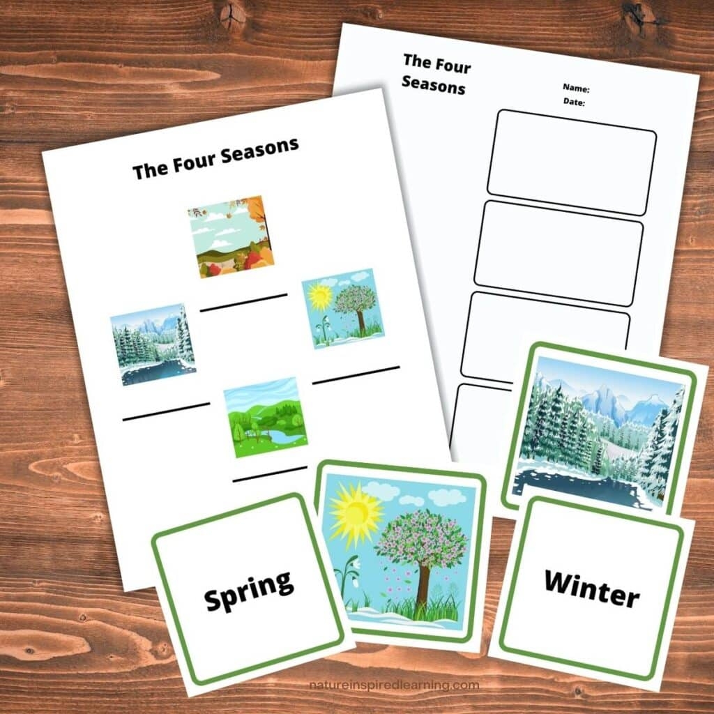 Four Seasons Printable Worksheets Four Seasons Printable Worksheets