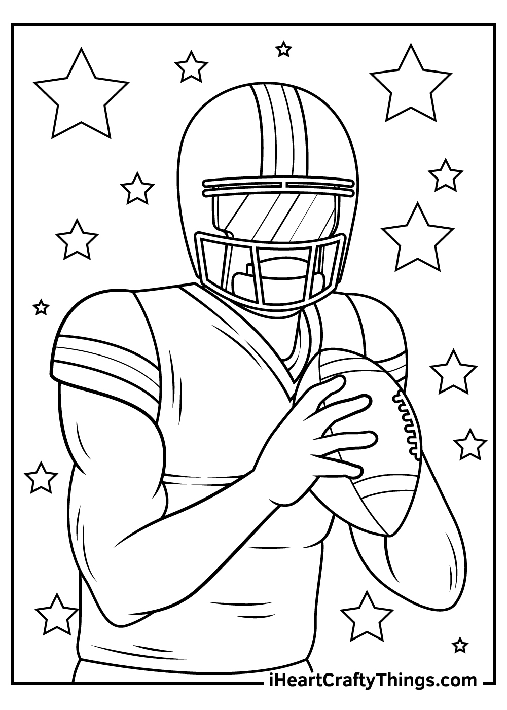 Football Coloring Sheet Printable