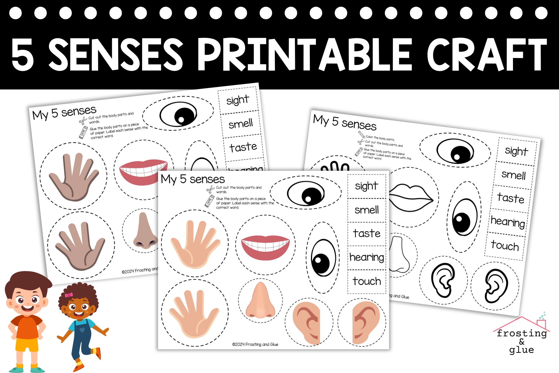Free Printable Five Senses Worksheets