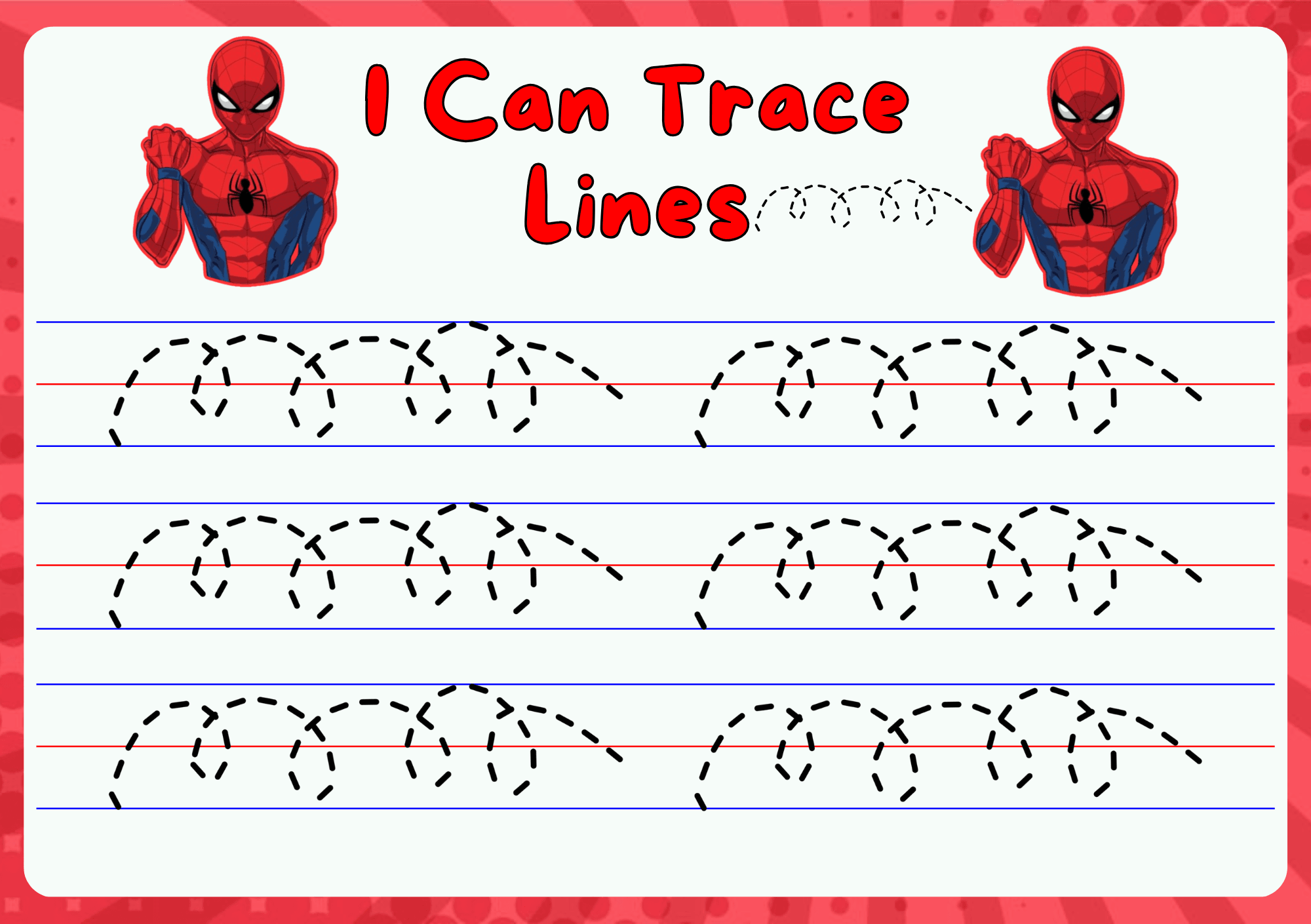 50 Pages Spider Man Tracing Pad For Kids By Hoyyacee Raket PH