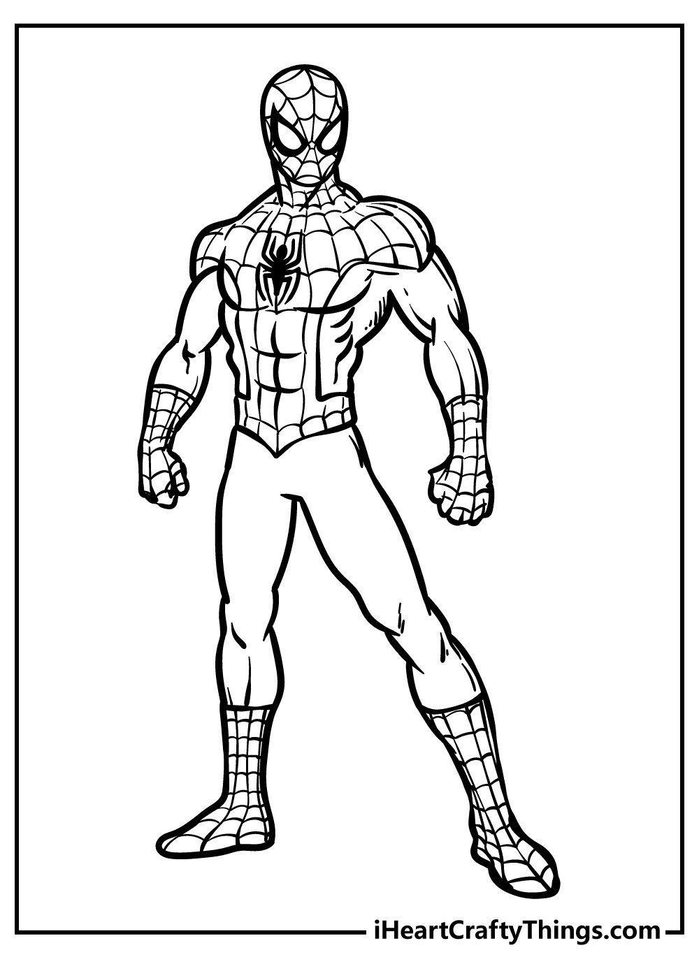 Spider Man Coloring Sheets Printable