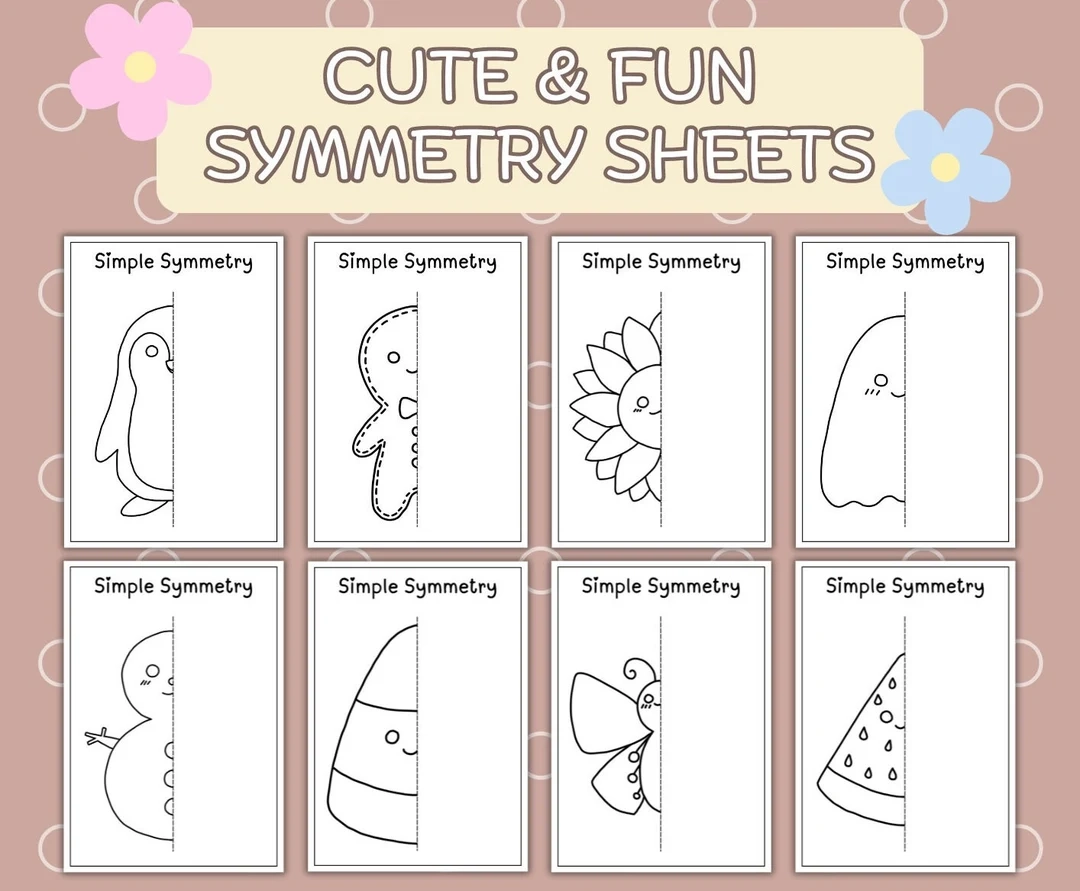 Printable Symmetry Worksheets
