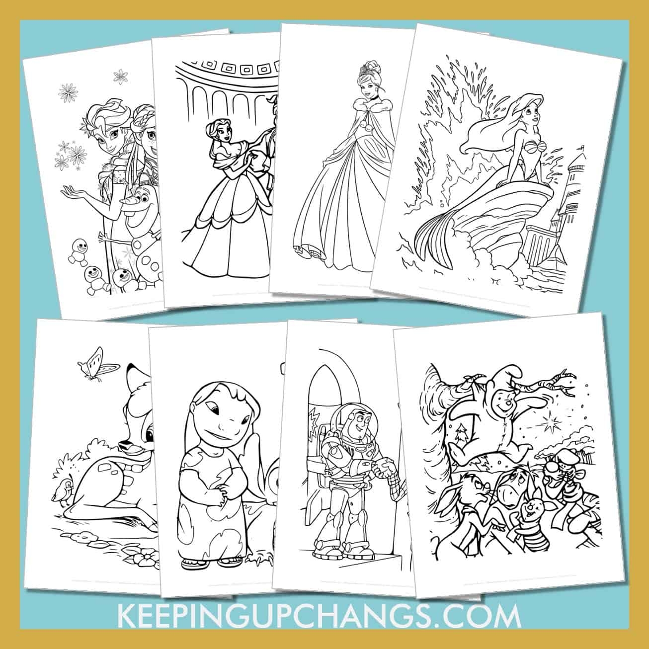 Disney Free Printable Coloring Sheets