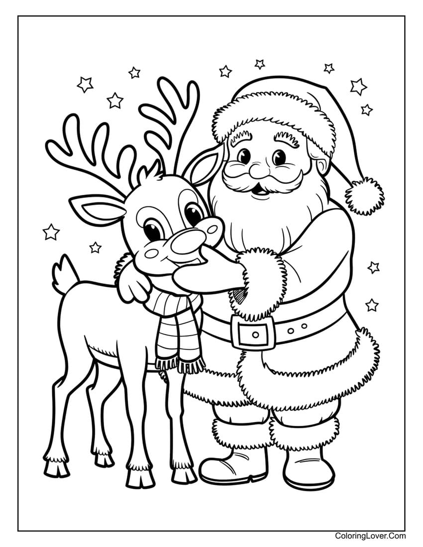 58 Santa Claus Coloring Pages Free Printables For All Ages 