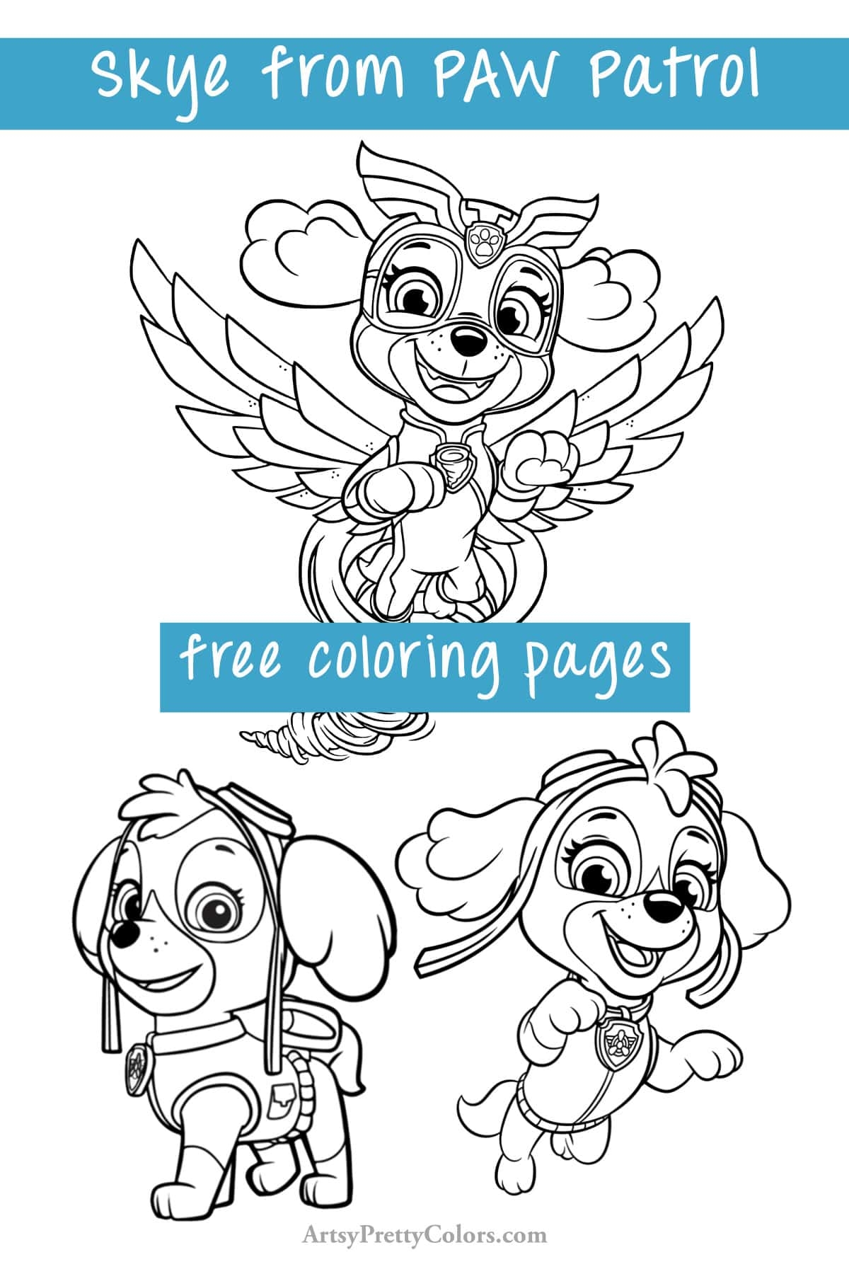 Paw Patrol Free Printable Coloring Sheets