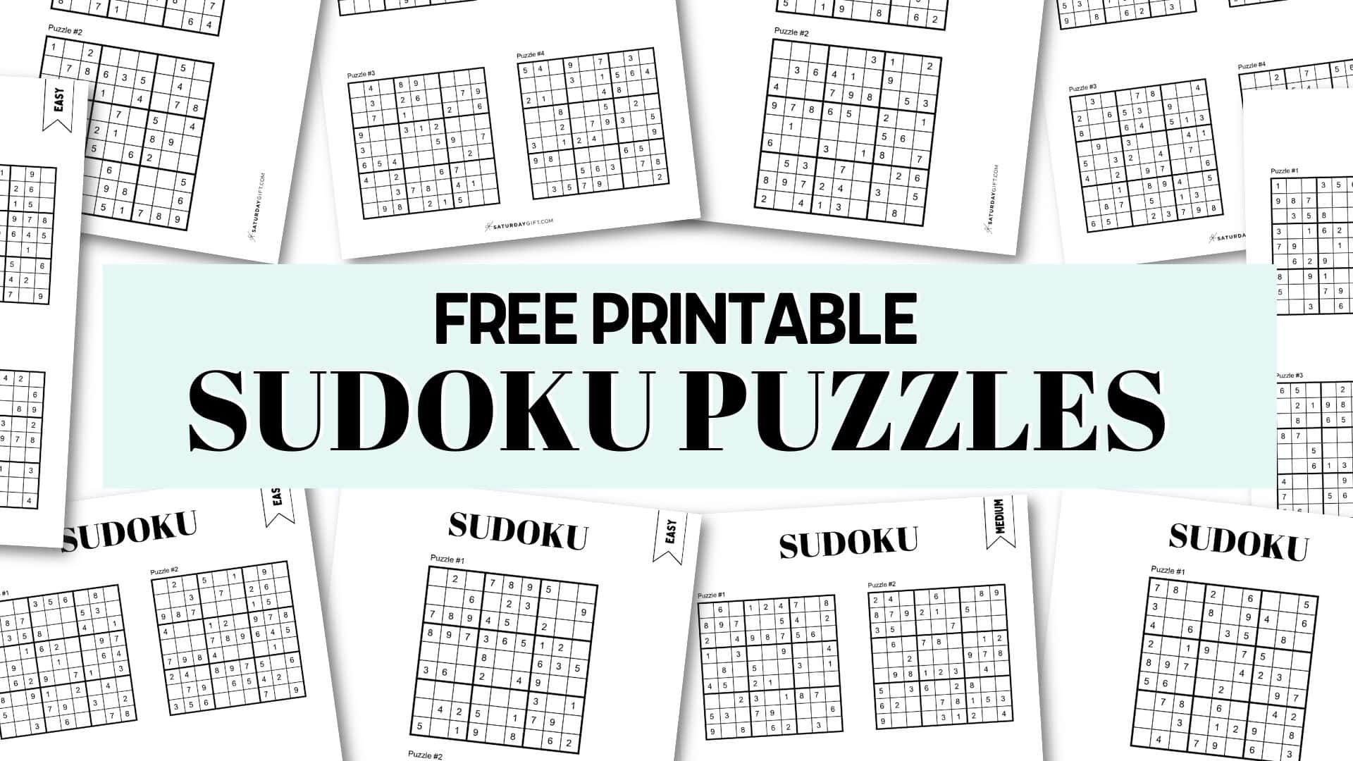 Easy Sudoku Printable Sheets