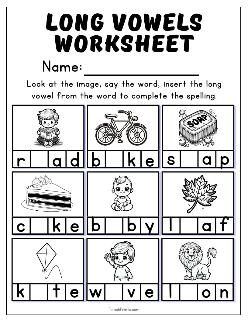 Free Printable Vowel Worksheets For Kindergarten