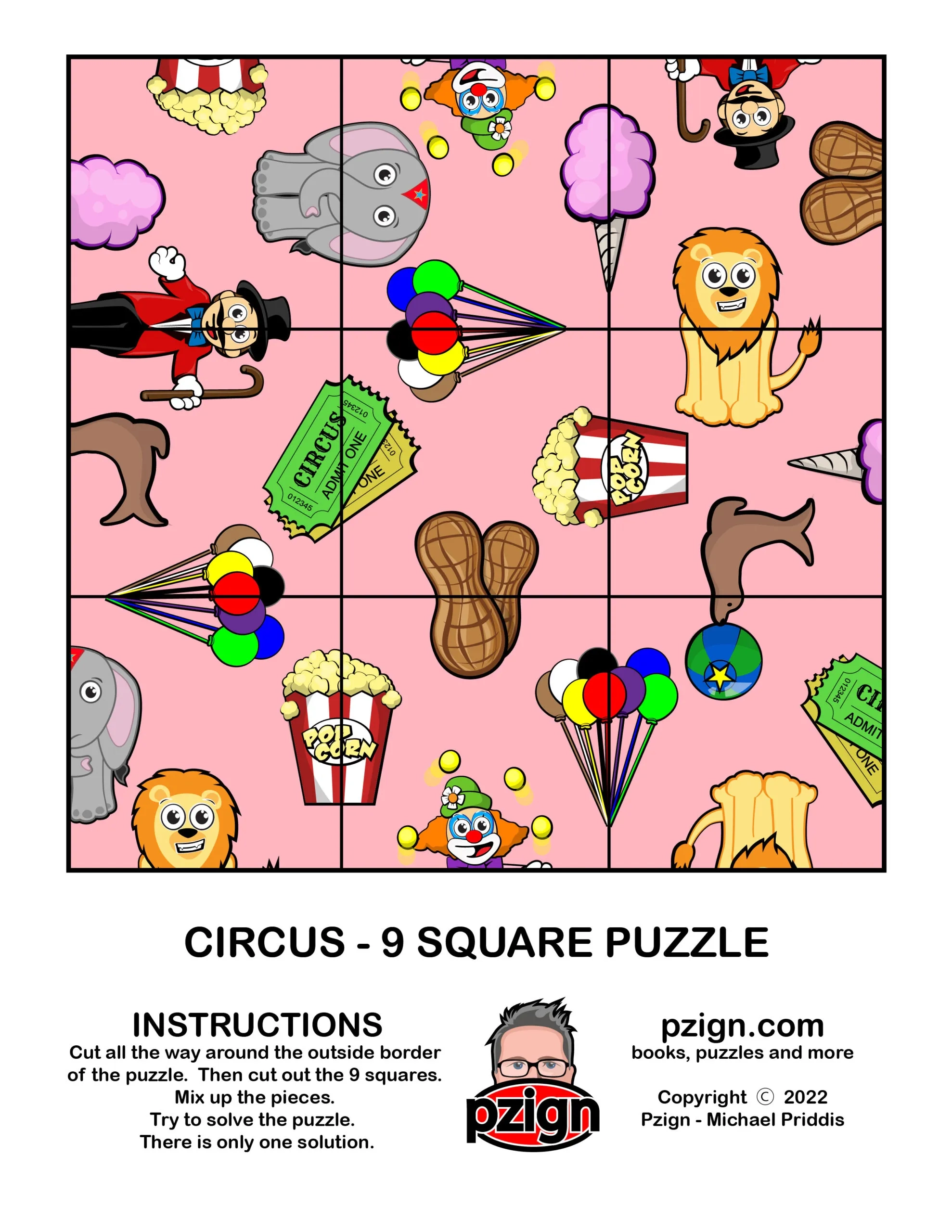 9 Square Puzzles Free Printable Pzign 9 Square Puzzles Free Printable Pzign