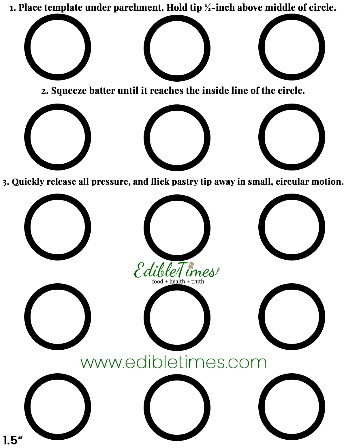 Printable Macaron Sheet