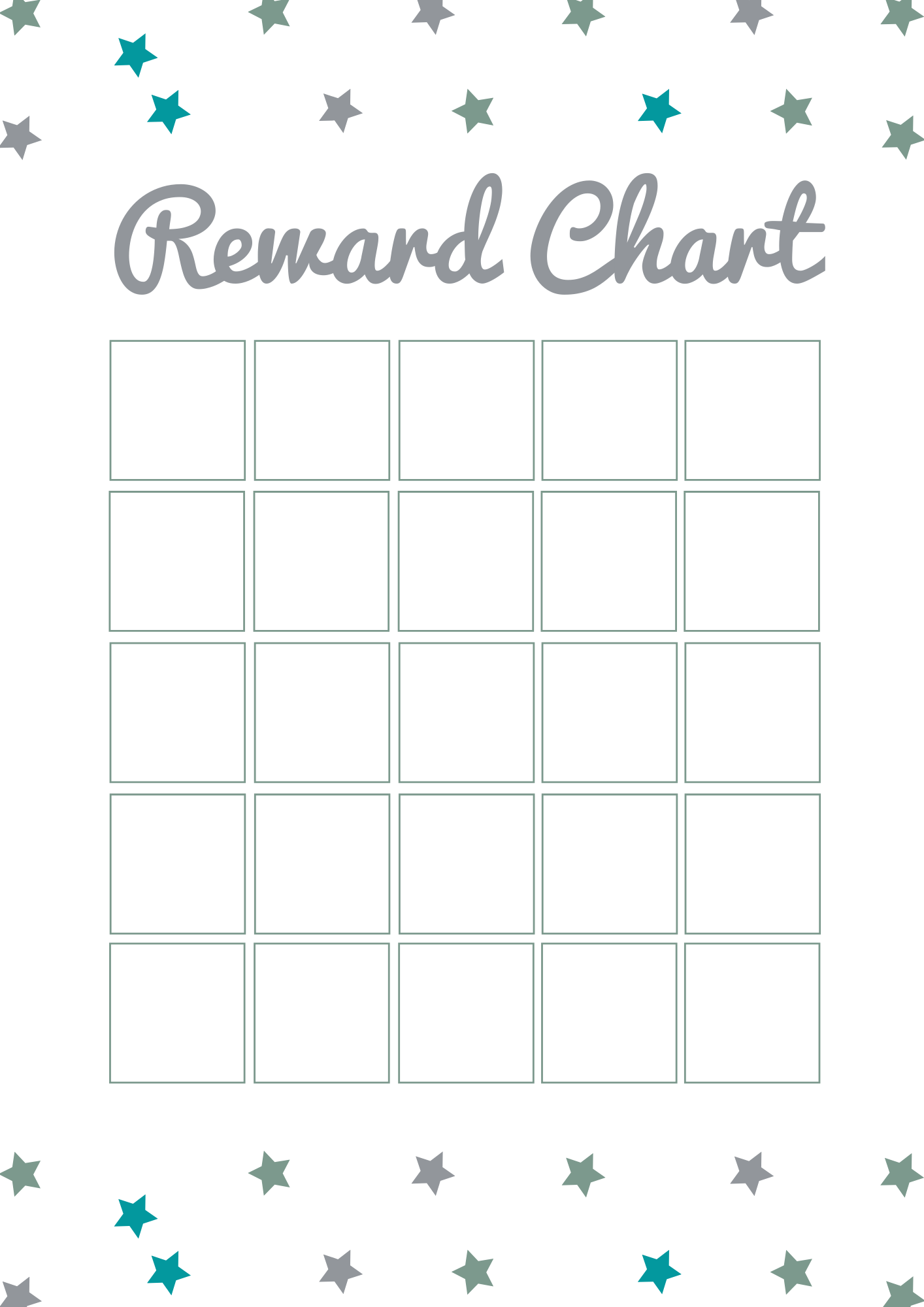 Free Printable Sticker Chart For Kids
