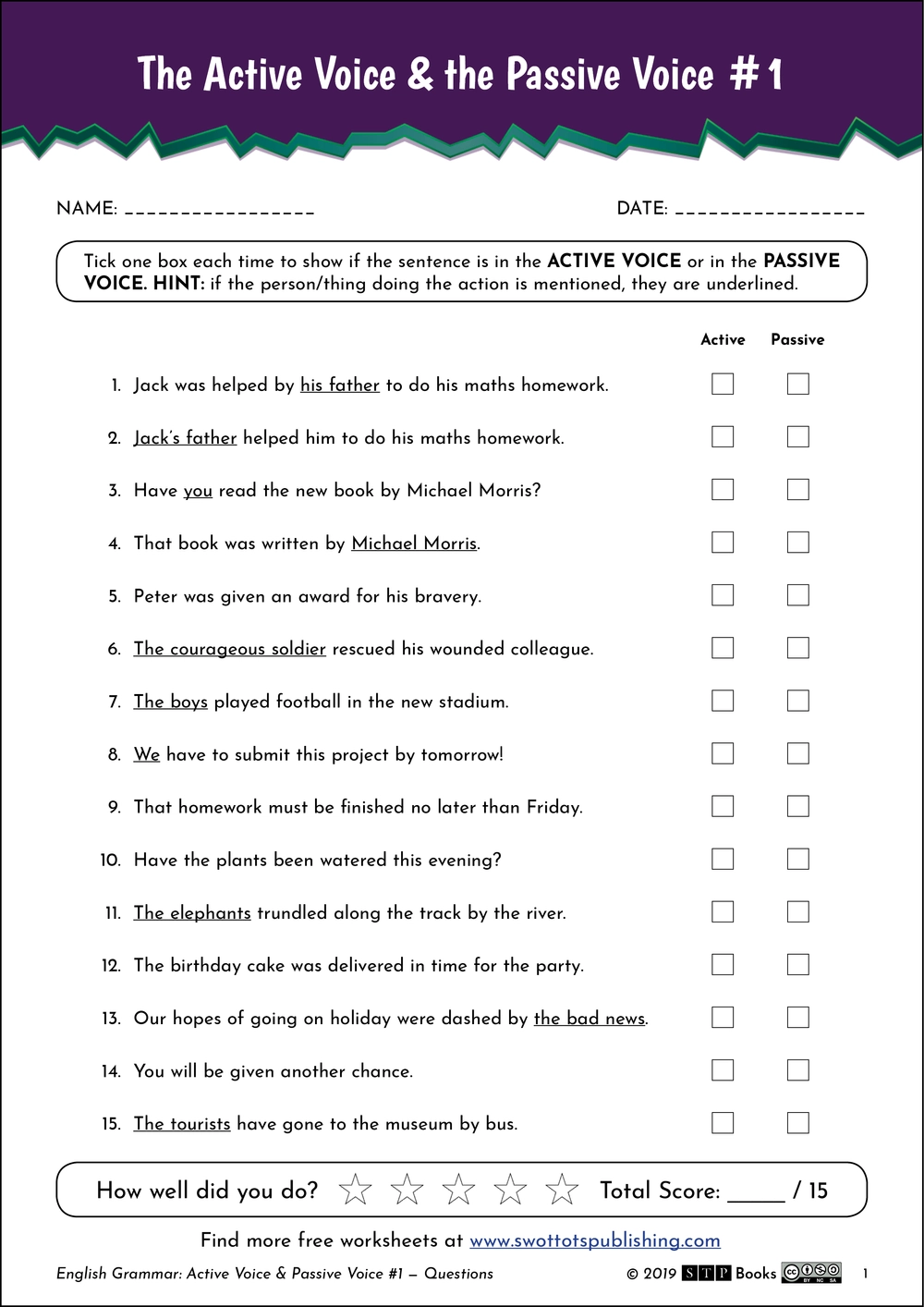 Printable Ks2 English Worksheets