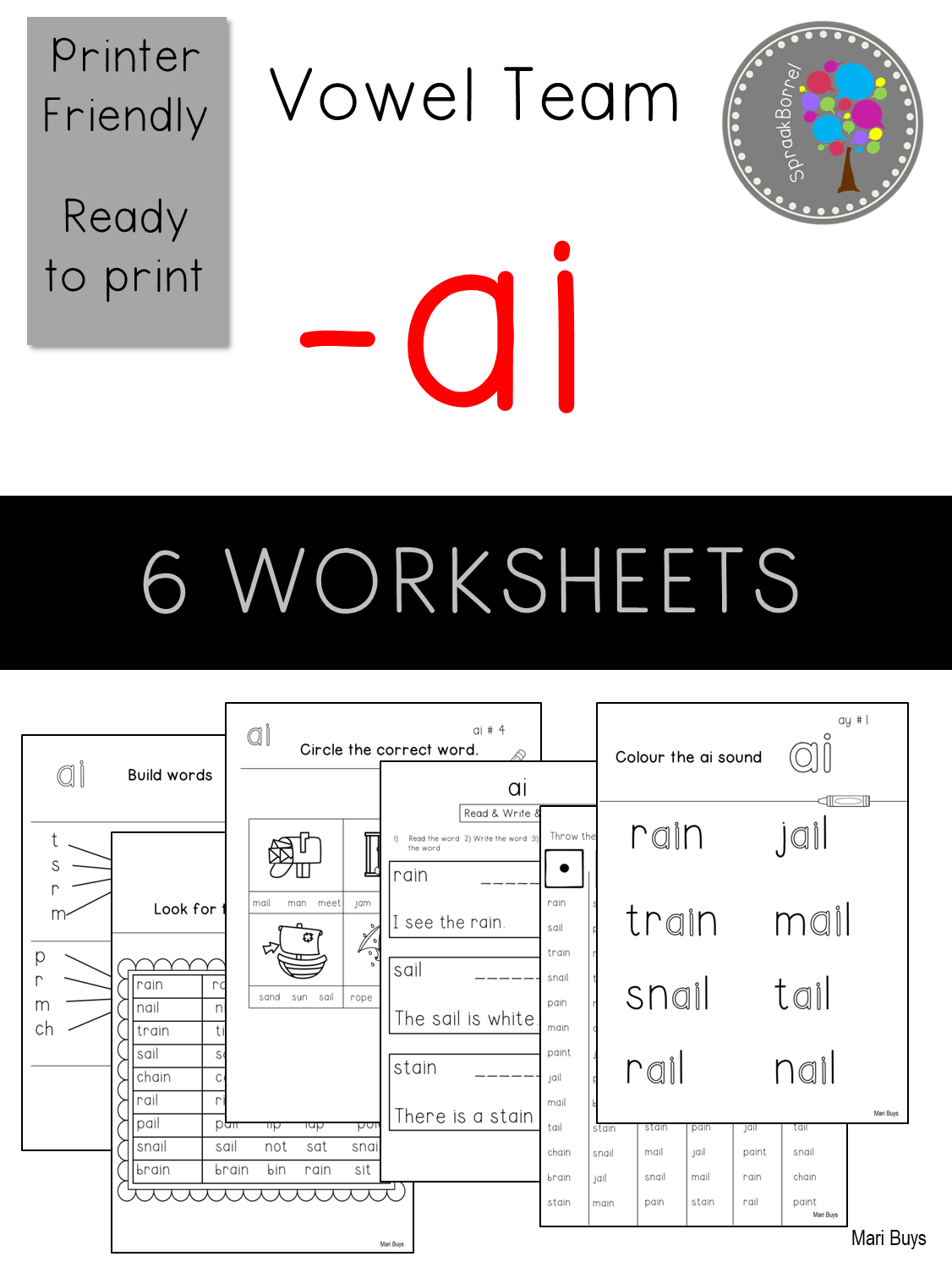 Ai PHONICS Worksheets Home Programme British English Teacha 