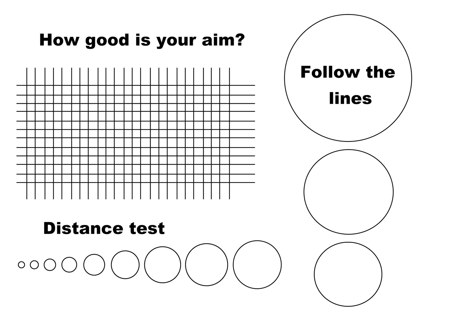 Airbrush Practice Sheets Printable