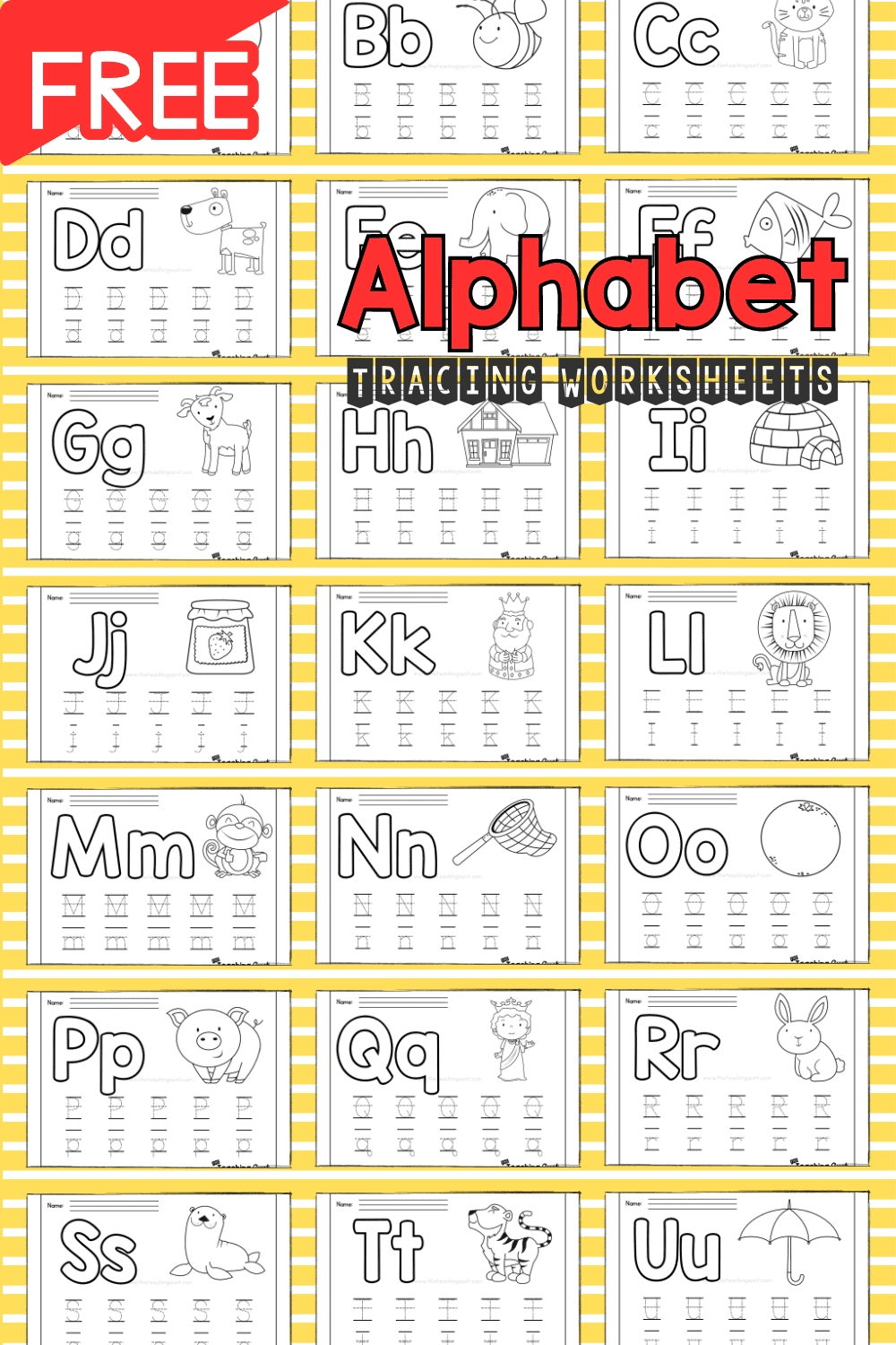 Free Printable Abc Worksheets