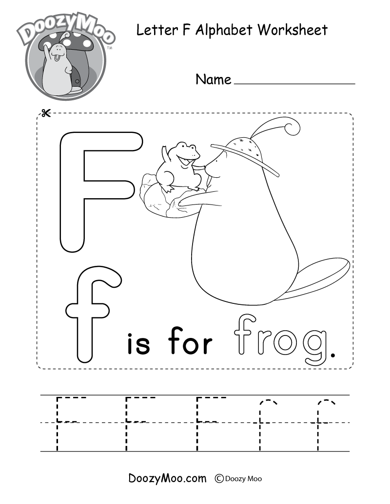 Kindergarten Abc Printable Worksheets