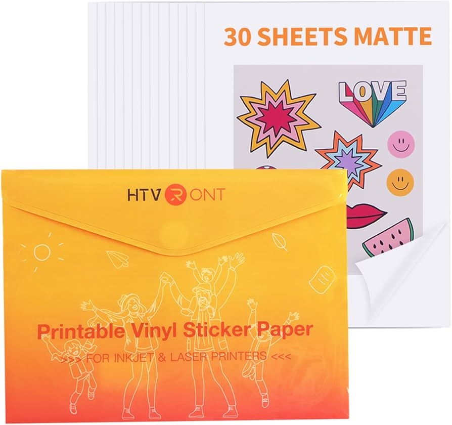 Laser Printable Vinyl Sheets