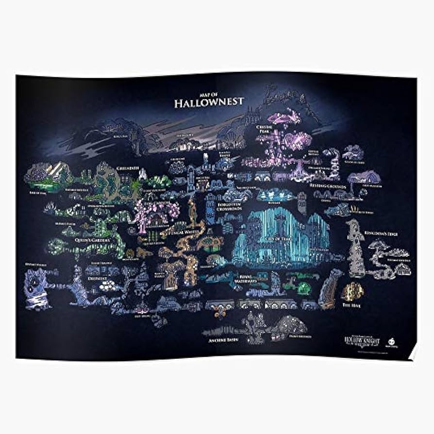 Amazon Kineticards Map Hallow Knight Areas Area Cherry Team Hollow Hallownest Nest Home Decor Wall Art Print Poster Posters Prints Amazon Kineticards Map Hallow Knight Areas Area Cherry Team Hollow Hallownest Nest Home Decor Wall Art Print Poster Posters Prints