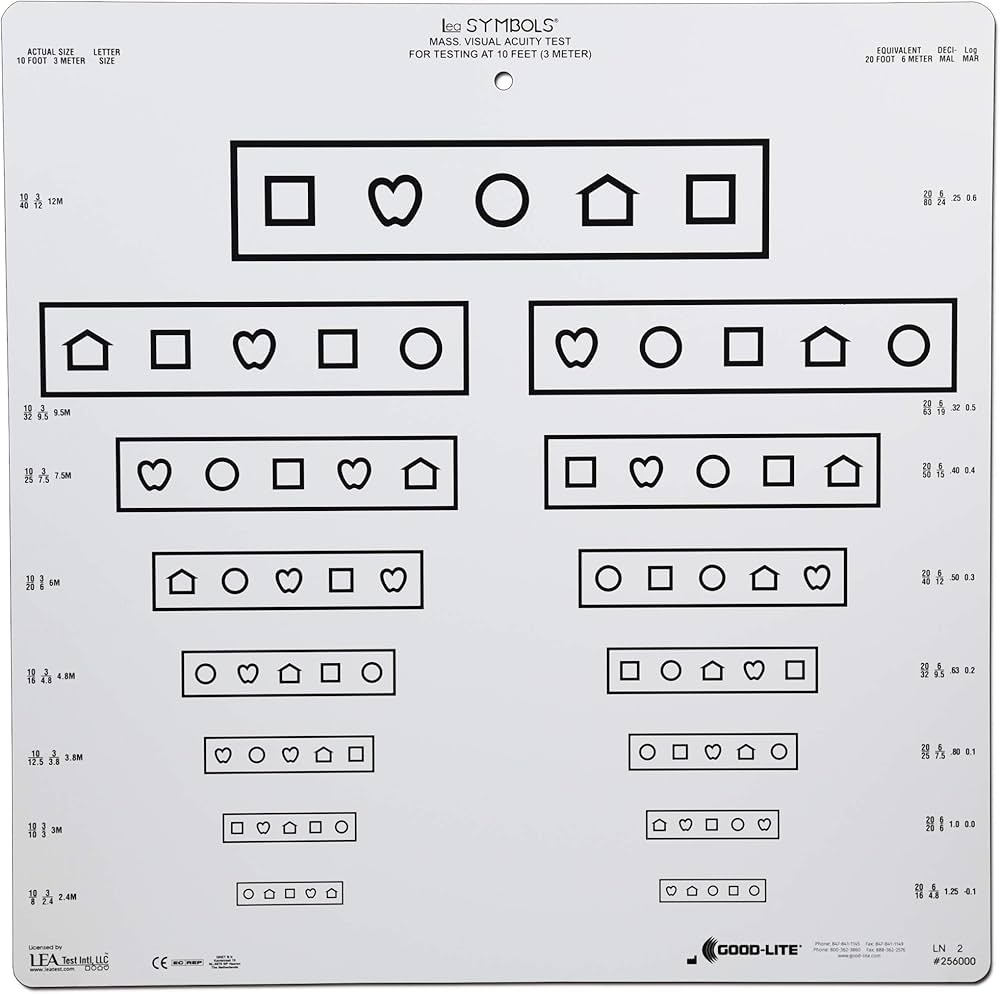 Amazon LEA Symbols 10 Line Distance Chart Industrial Scientific Amazon LEA Symbols 10 Line Distance Chart Industrial Scientific