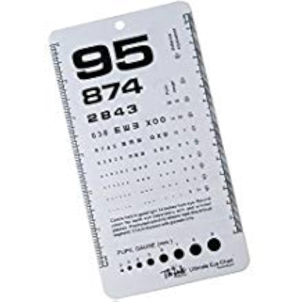 Amazon Ultimate Pocket Eye Chart Rosenbaum Snellen Industrial Scientific Amazon Ultimate Pocket Eye Chart Rosenbaum Snellen Industrial Scientific