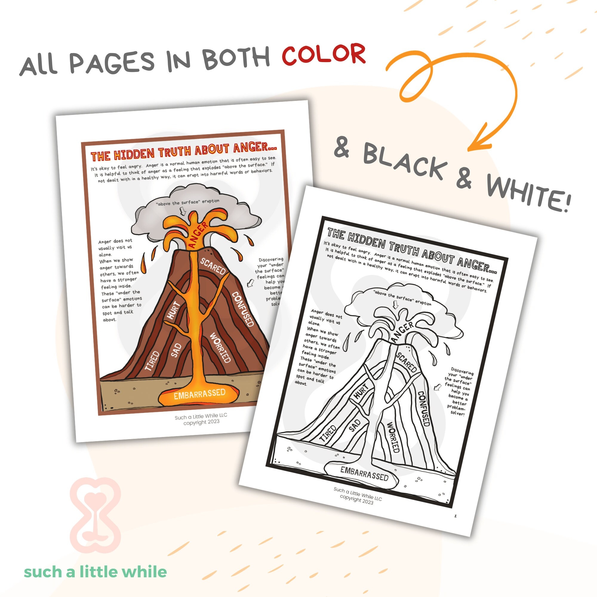 Anger Volcano Worksheets PDF For Kids Printable Anger Metaphor SEL Activities Anger Management Elementary Middle School Counseling Etsy Anger Volcano Worksheets PDF For Kids Printable Anger Metaphor SEL Activities Anger Management Elementary Middle School Counseling Etsy