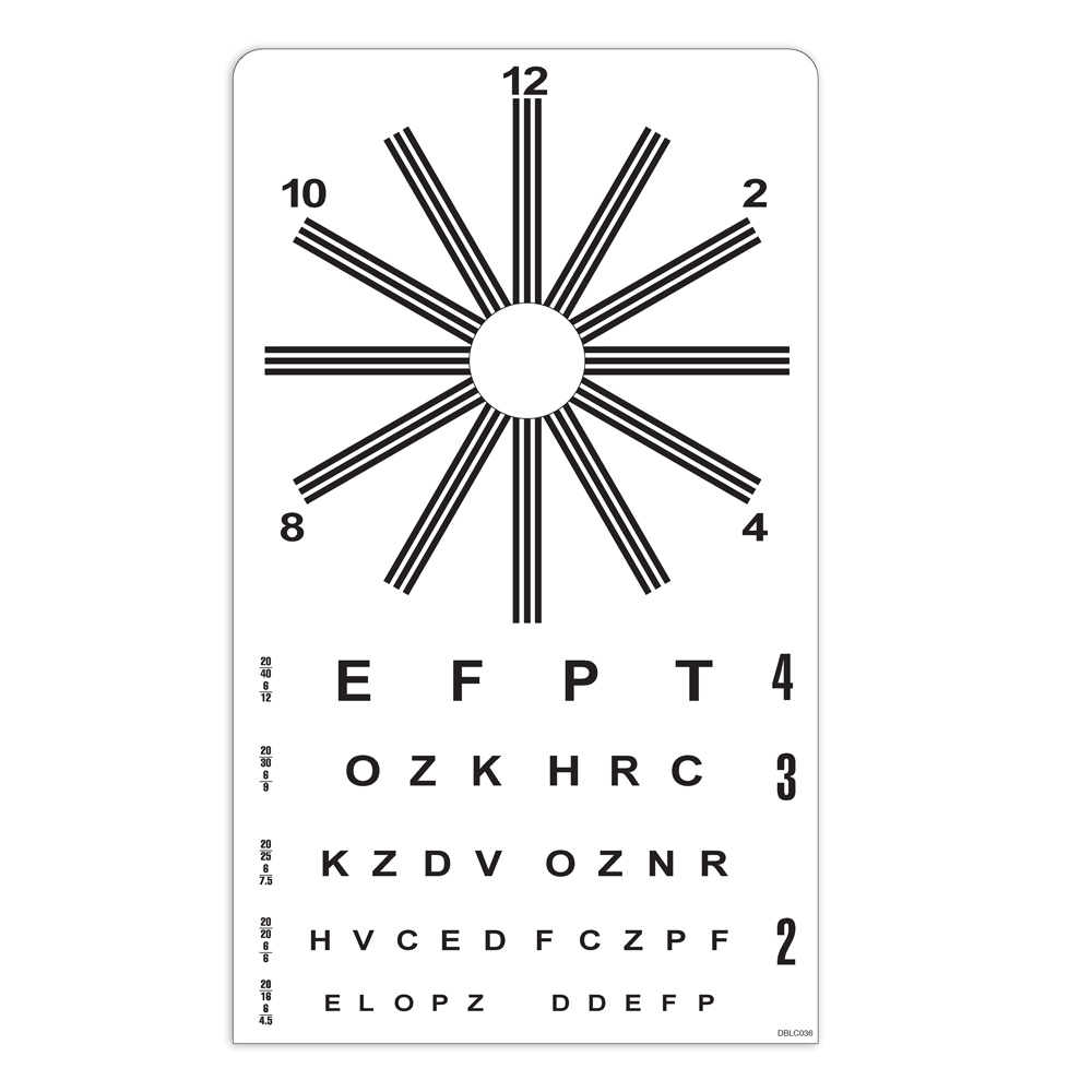 Astigmatism Test Chart Printable