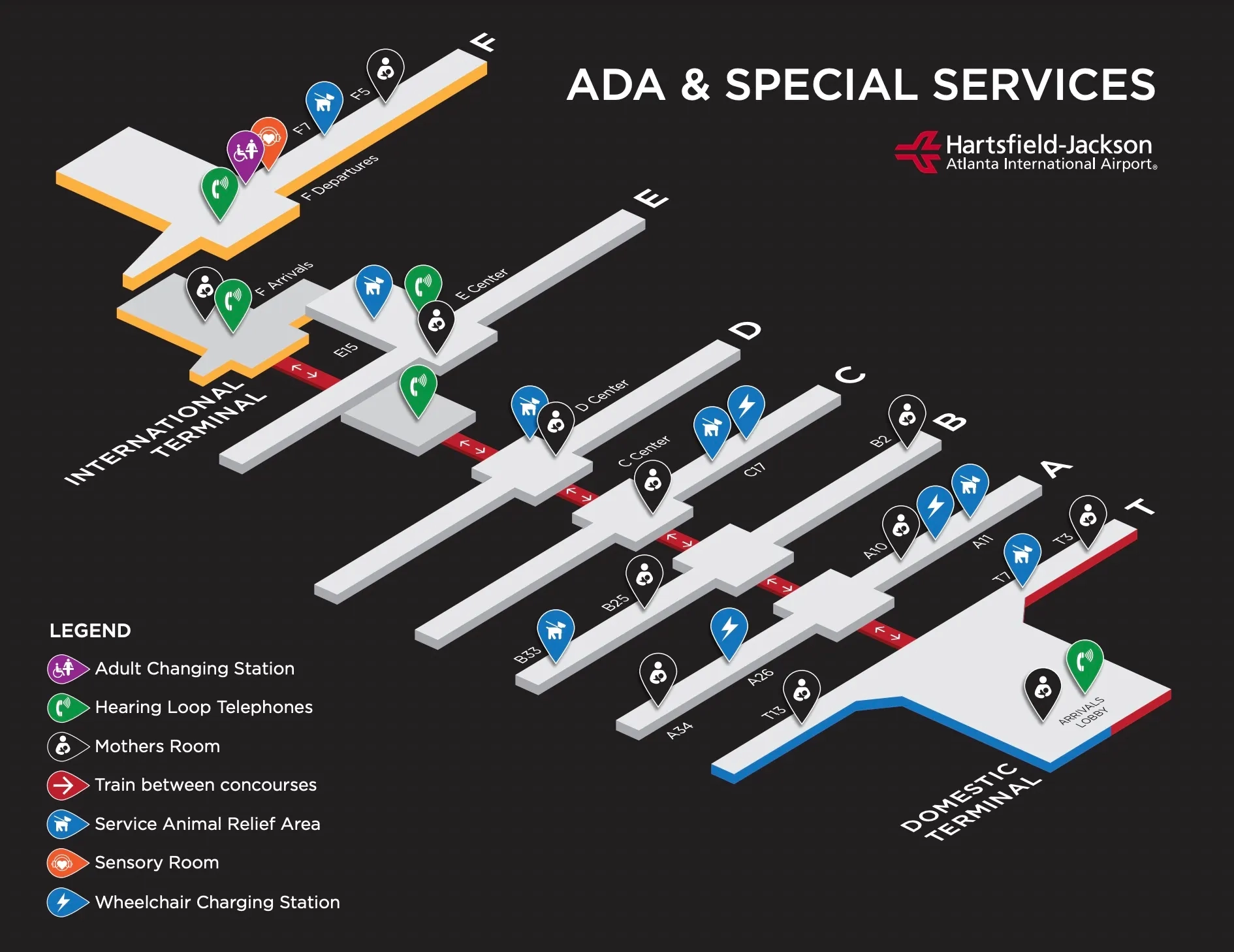 Atlanta Hartsfield Jackson International Airport ATL Spanish 