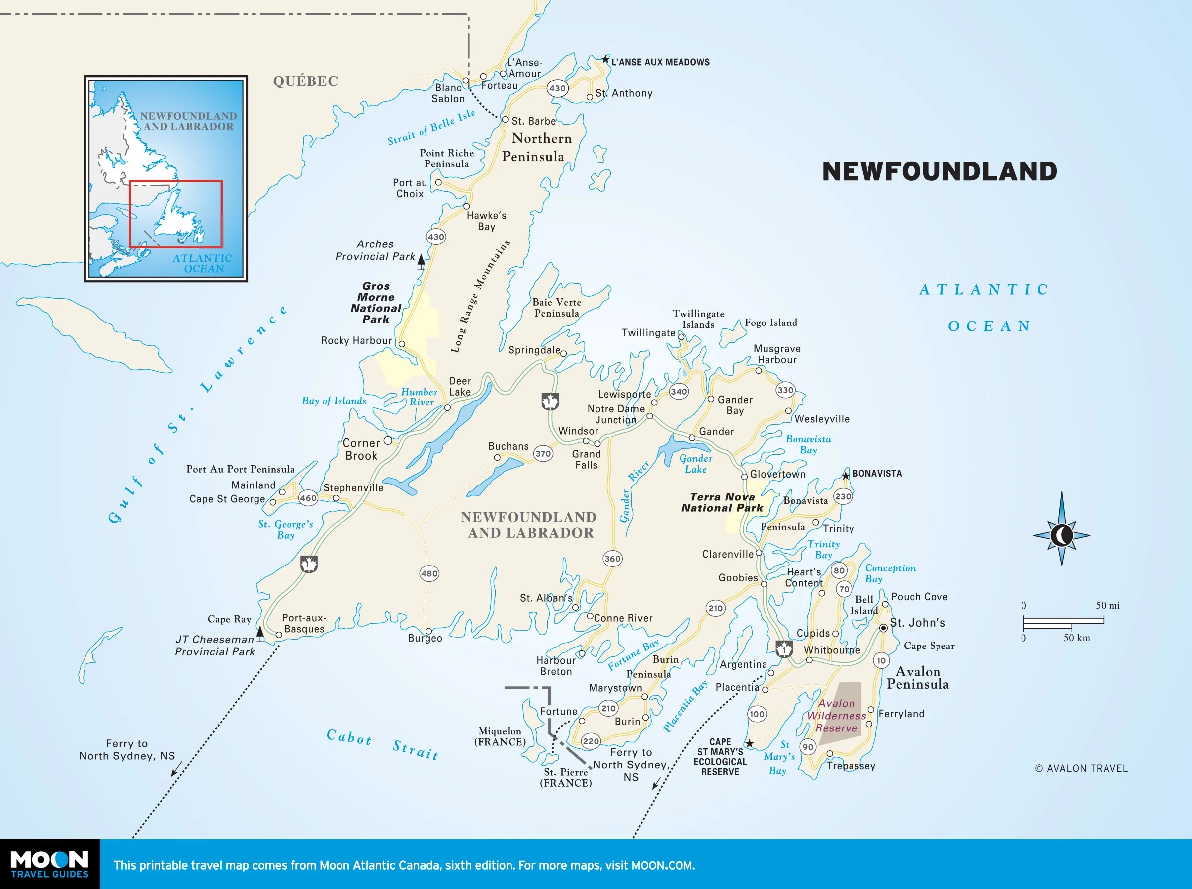 Atlantic Canada Moon Travel Guides