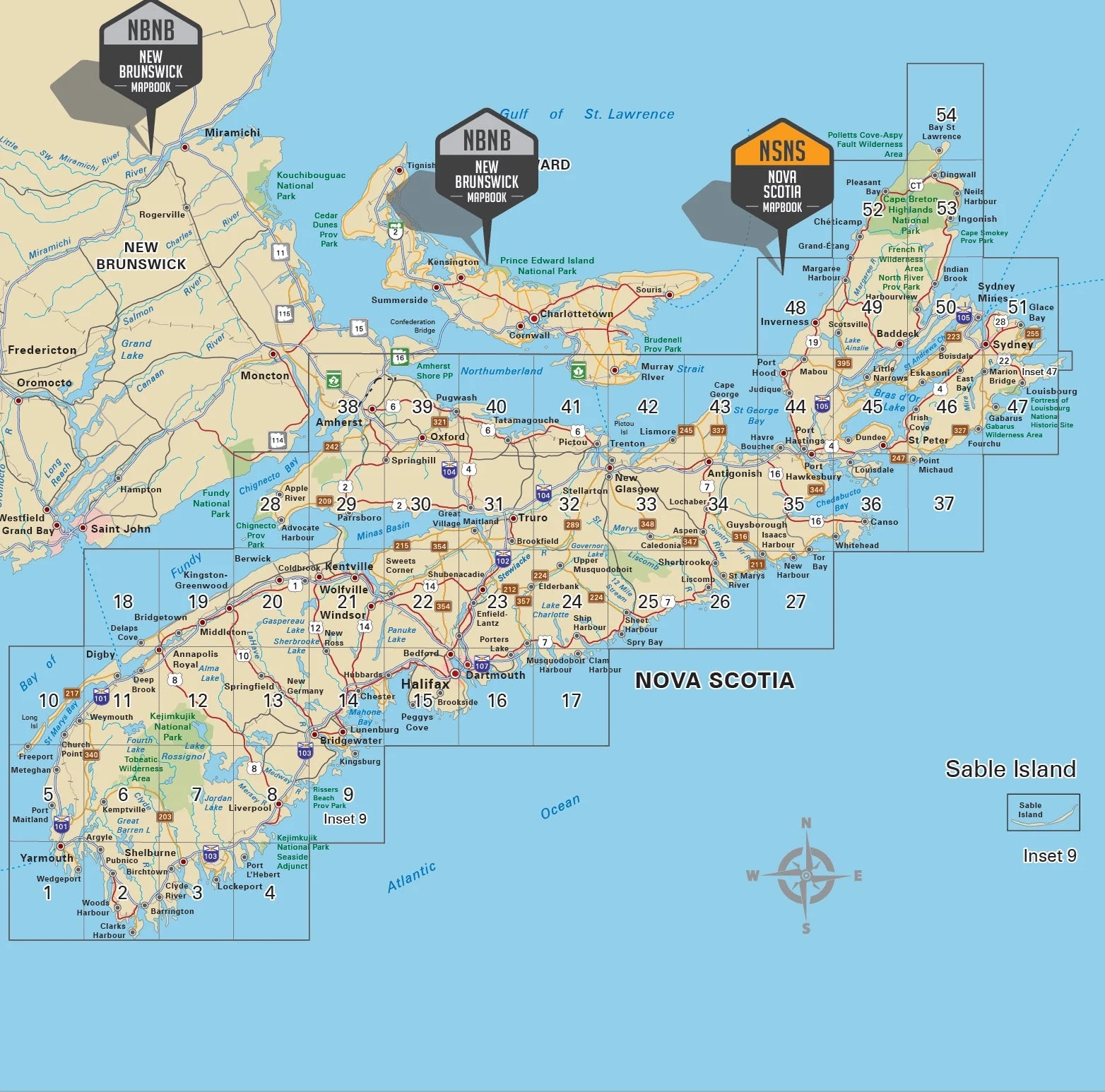 Printable Road Map Of Nova Scotia