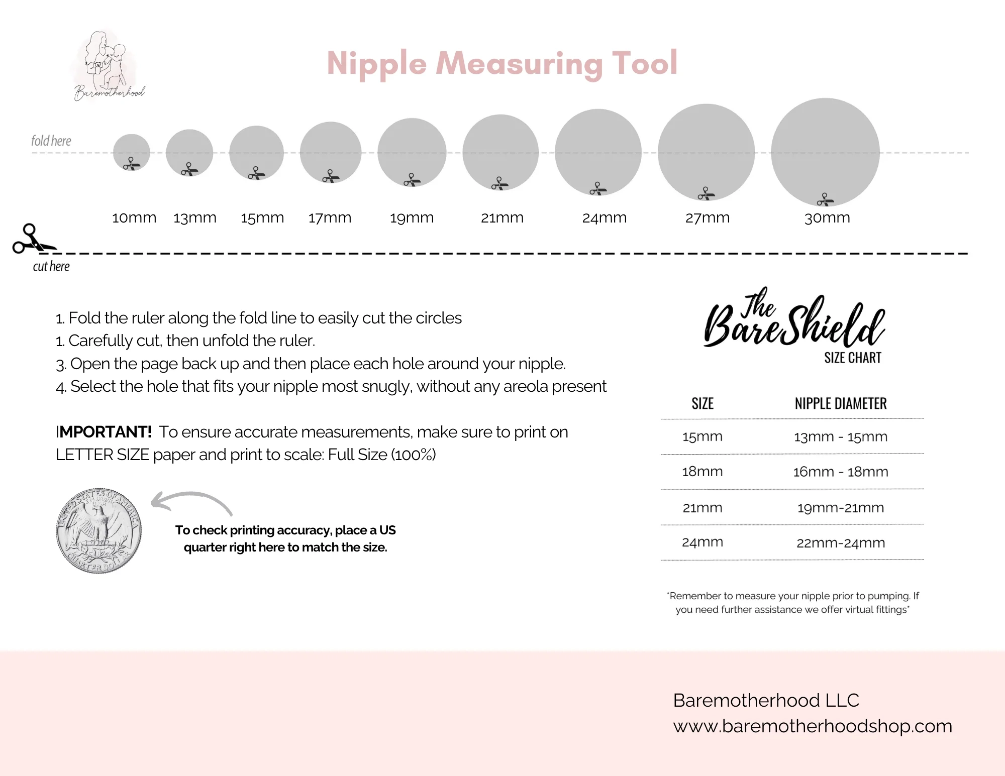 Baremotherhood Free Nipple Ruler Baremotherhood Free Nipple Ruler
