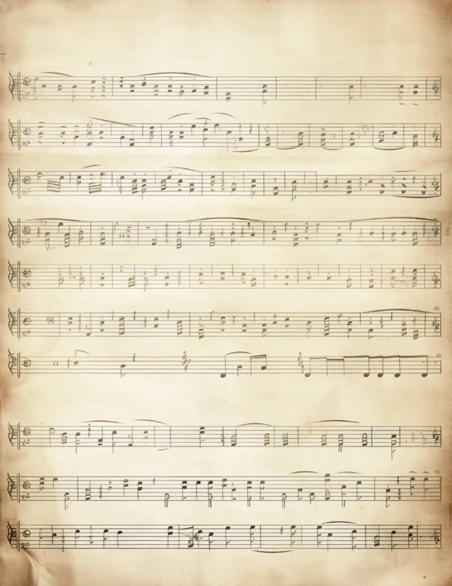 Free Printable Sheet Music For Crafts