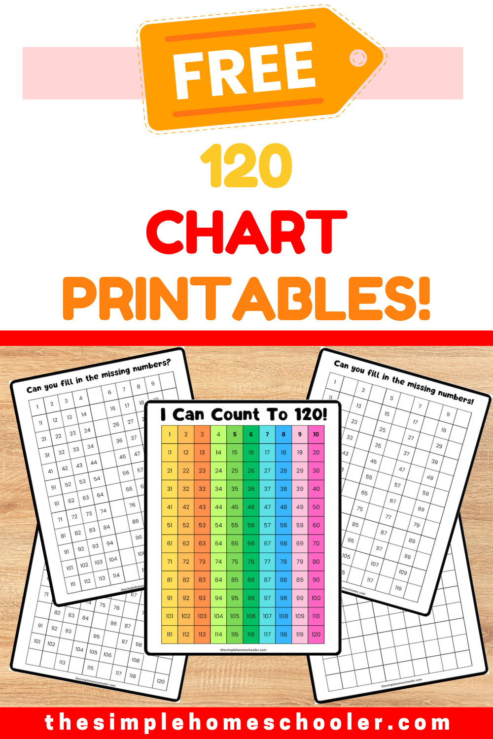 Number Chart 1-120 Printable