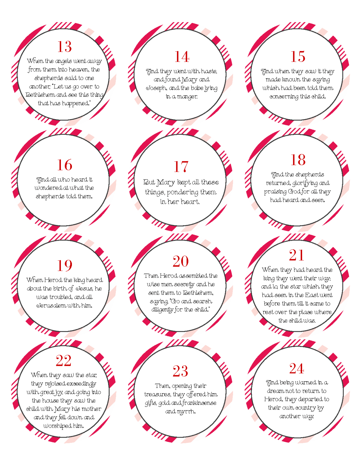 Biblical Advent Calendar Free Printable The Party Teacher Biblical Advent Calendar Free Printable The Party Teacher