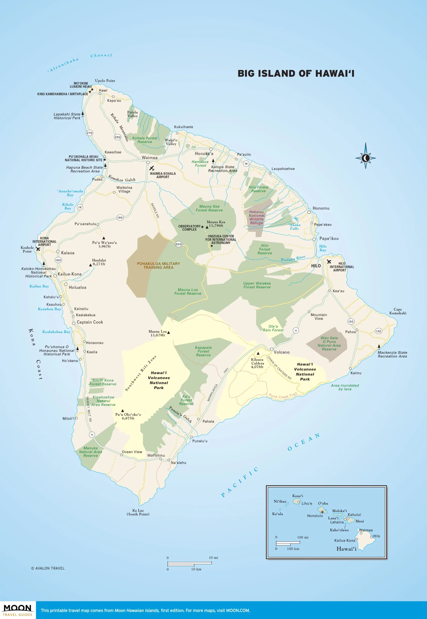 Big Island Of Hawai i Moon Travel Guides